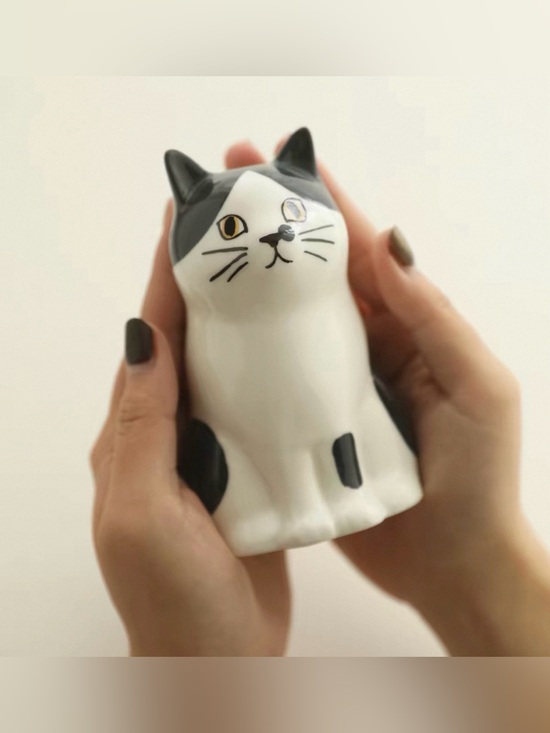 Anthropologie Other - Cat flower vase & Pen Stand, kitty decor home decor cat pitcher